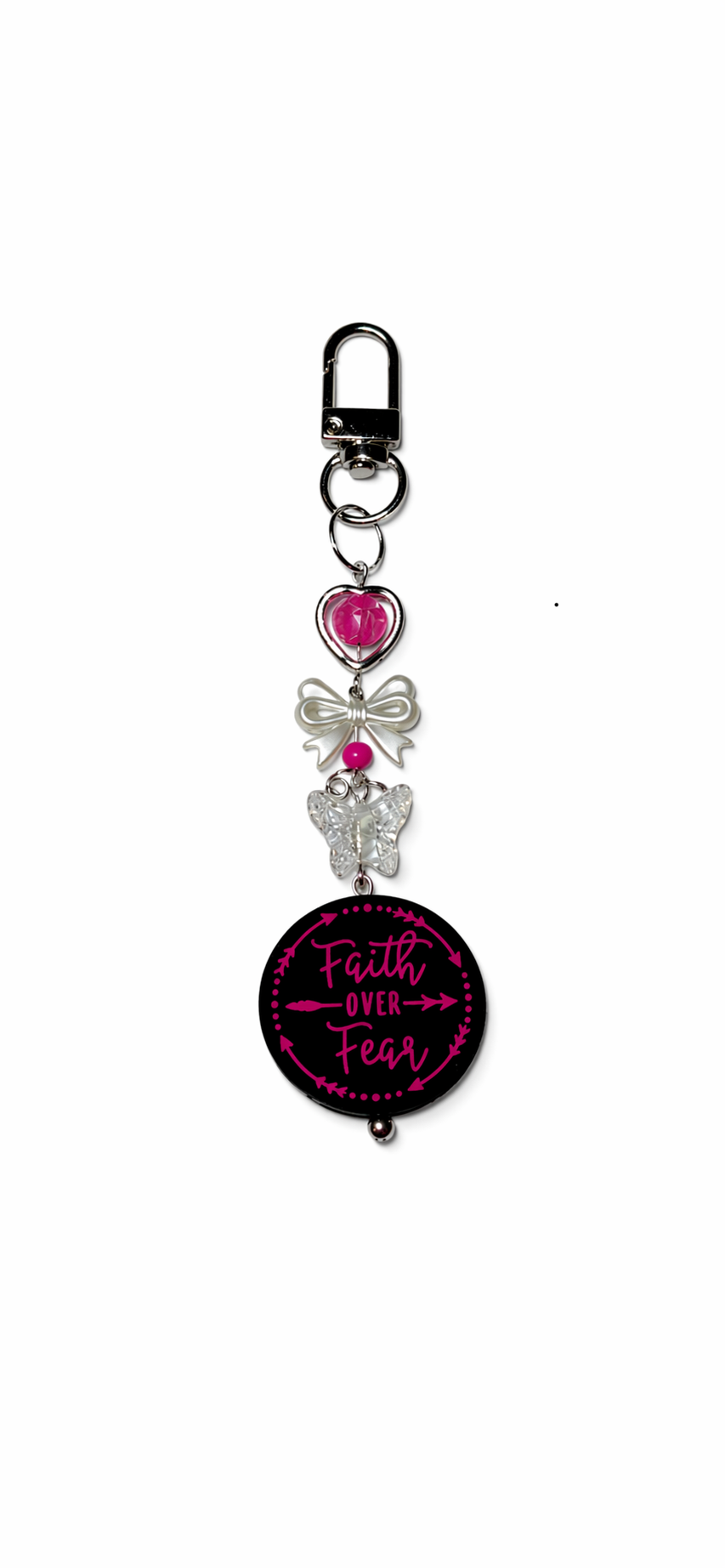 Faith Over Fear Keychain