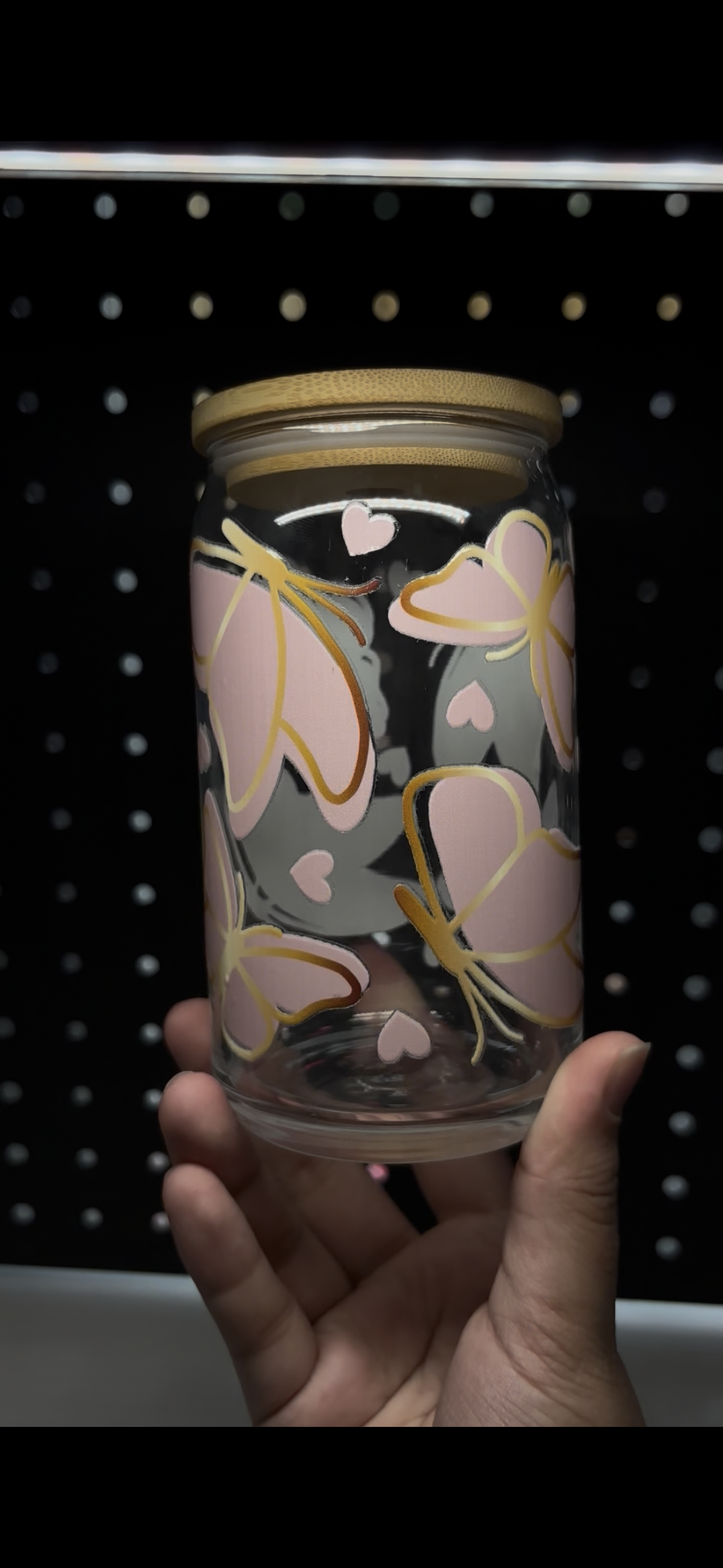 The Golden Butterfly Tumbler