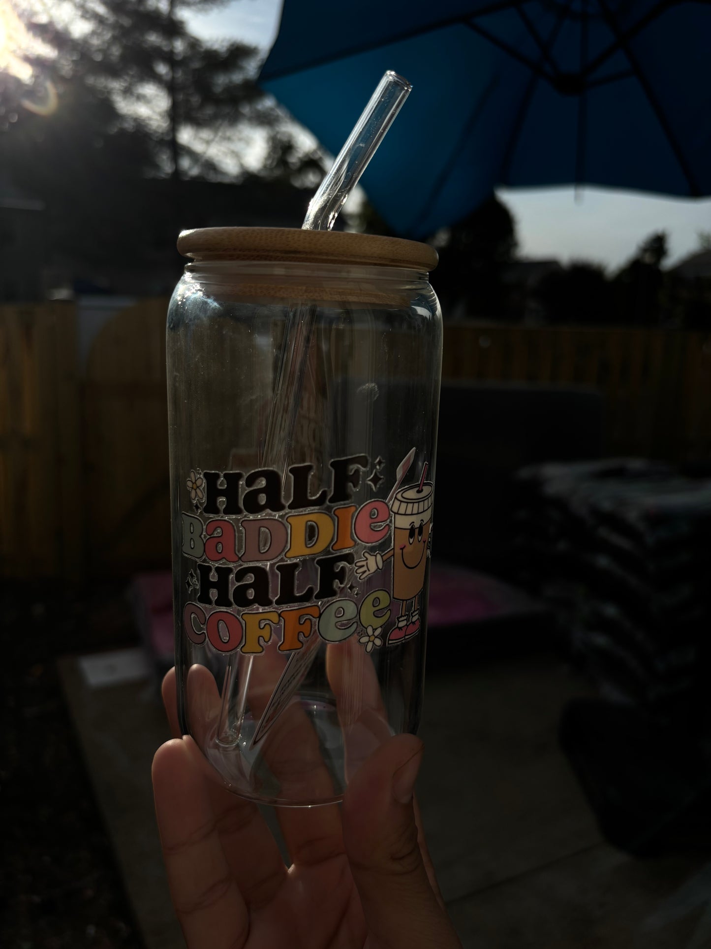 Half Baddie Half Coffee Tumbler