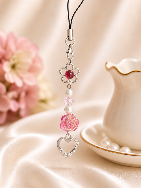 Love Rose Phone Charm