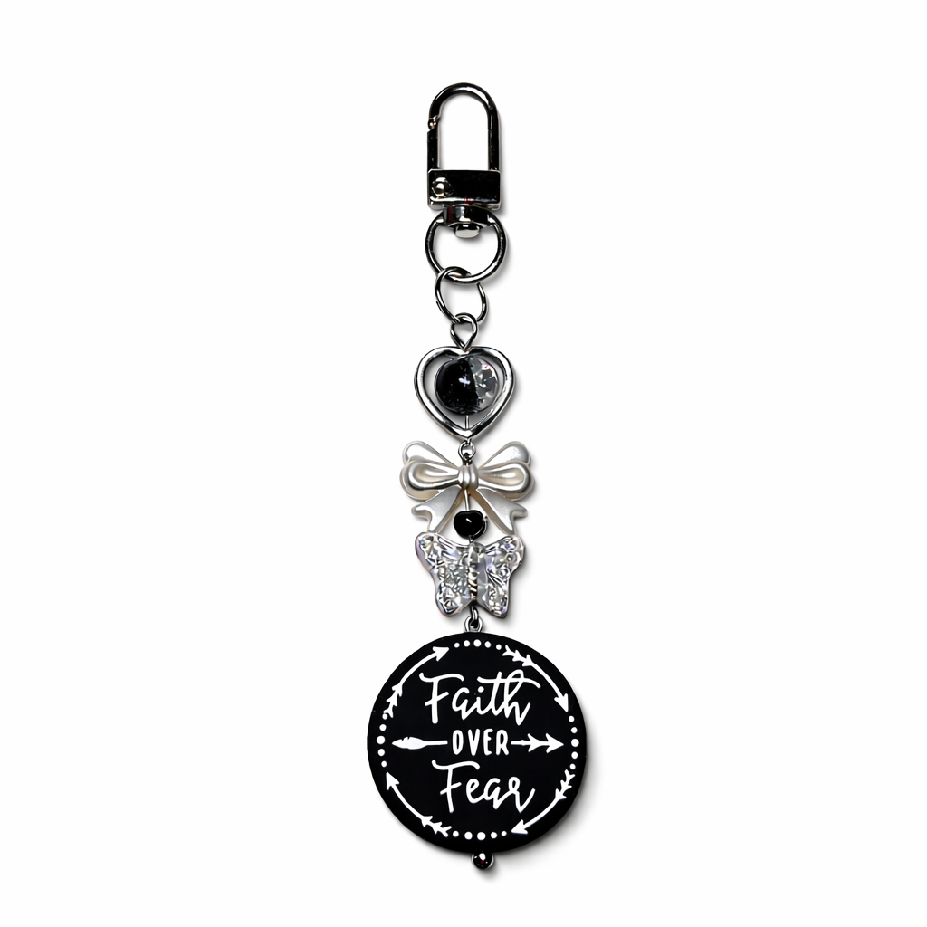 Faith Over Fear Keychain