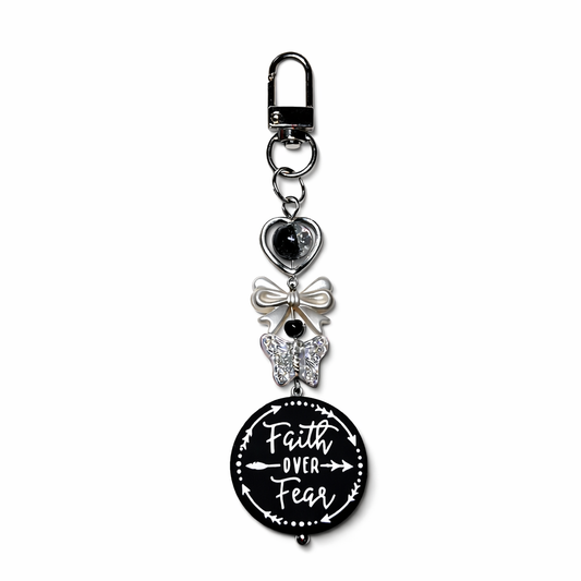 Faith Over Fear Keychain
