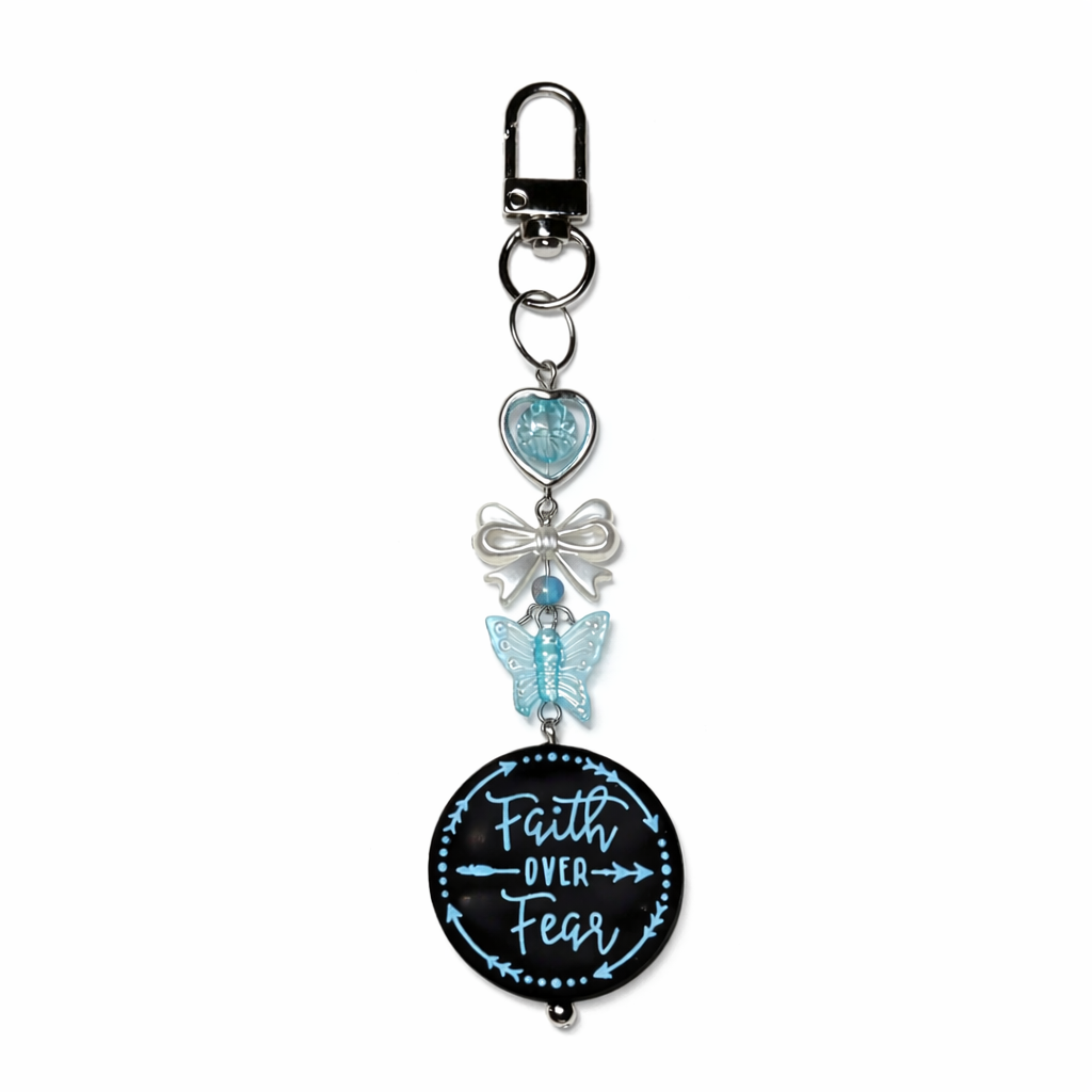 Faith Over Fear Keychain