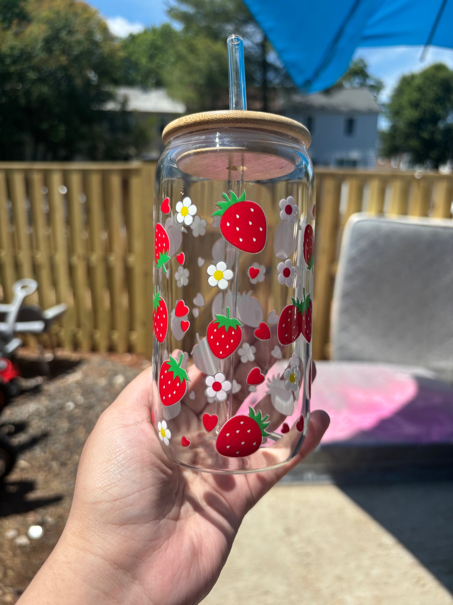 Strawberry Garden Tumbler