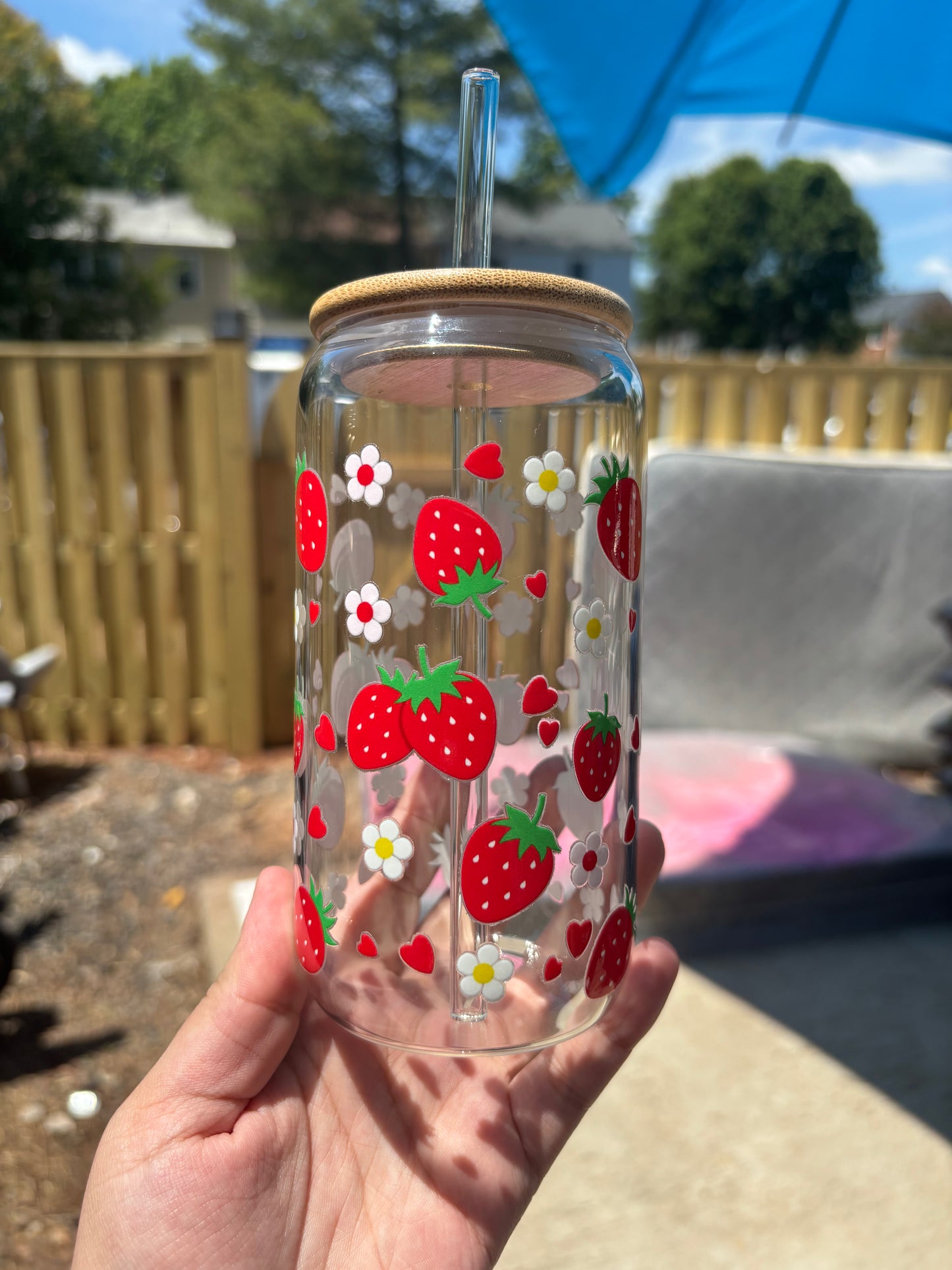 Strawberry Garden Tumbler